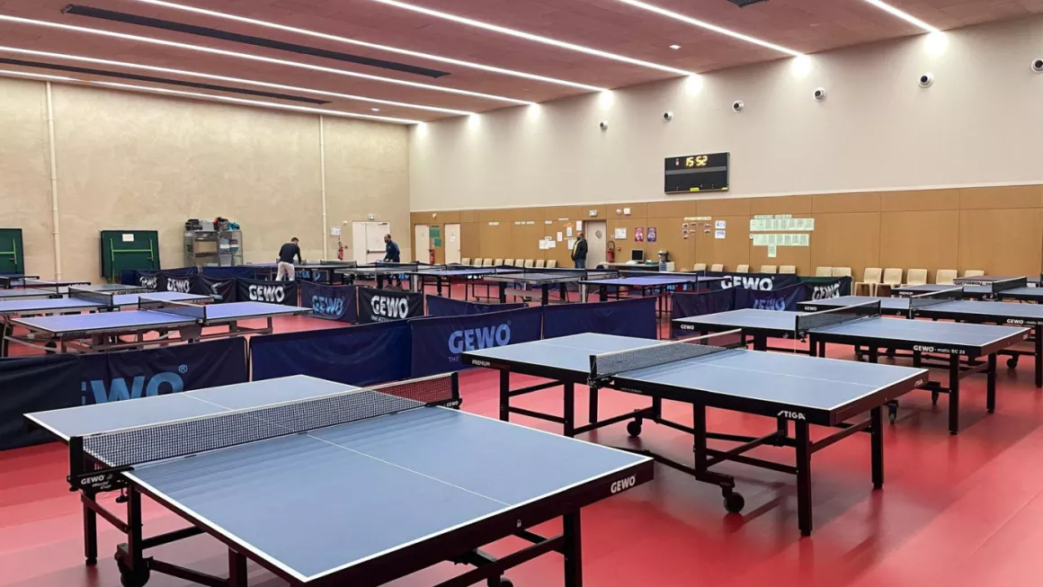 La salle spécifique de tennis de table de l'EPI